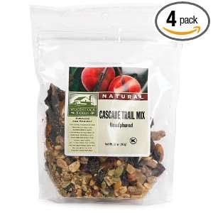 Woodstock Farms Cascade Trail Mix, Unsulphured, 12 Ounce Bags (Pack of 
