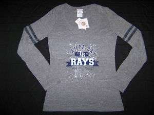 Tampa Bay Rays Long Sleeve T Shirt NWT  