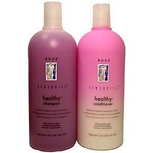  Rusk Sensories Healthy Strengthening Shampoo & Conditioner 
