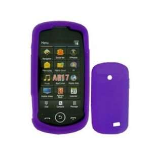  SAMSUNG SOLSTICE 2 A817 PURPLE SILICONE CASE Cell Phones 