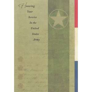   Day Greeting Card Honoring Your Service in the United States Army
