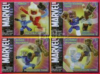 This set features four different MiniMates two packs, each featuring 
