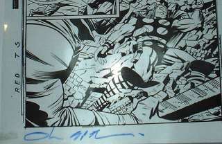 THOR 149 JACK KIRBY ORIGINAL ART PRODUCTION TRANSPARENCY SIGNED 