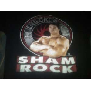 WWF WWE Ken Shamrock Knuckle Up Large (L) Black T Shirt WCW TNA ECW 
