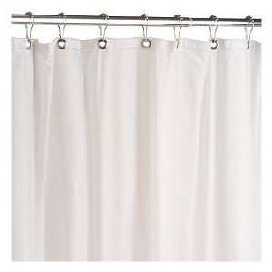  Magnetic Shower Curtain Liner, Waterproof Vinyl, White 