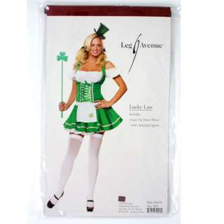 St Patricks Day Costume Irish Girl Halloween Corset M/L Size  