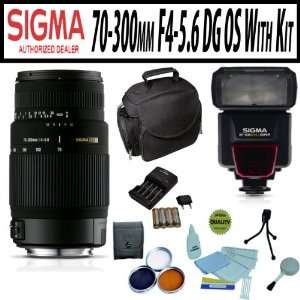  Sigma 70 300mm F4 5.6 DG OS with EF530 DG Super Flash 