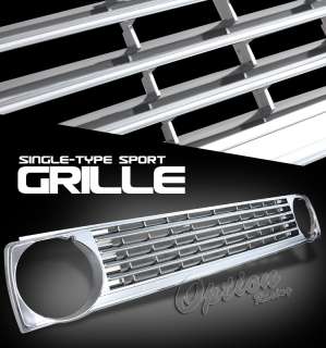NEW EURO VW MK2 ALL CHROME ABS FRONT UPPER GRILLE GRILL  