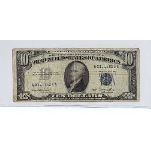  $10 Silver Certificate Series 1953 