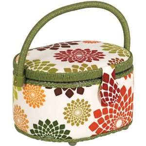   Prym Consumer USA Oval Sewing Basket, Flowers Arts, Crafts & Sewing