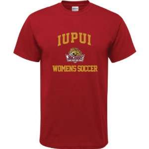   Cardinal Red Youth Womens Soccer Arch T Shirt