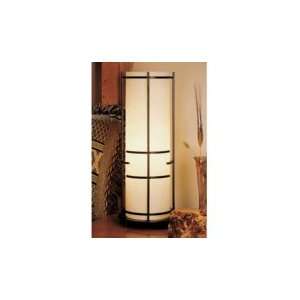   ZW36 Extended Bars 1 Light Table Lamp in Bronze with Soft Amber glass