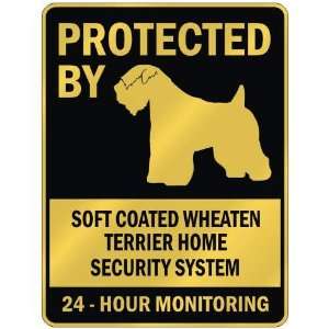  PROTECTED BY  SOFT COATED WHEATEN TERRIER HOME SECURITY 