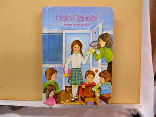 1982 book/ HELLO, CLAUDIA by BARBARA BROOKS WALLACE HC  