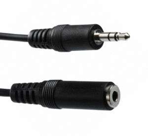 25Ft Male to Female 3.5mm Stereo Audio Extension Cable  