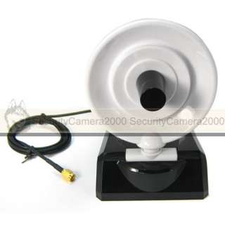   Directional Dish Antenna for Wireless Transmitter and Receiver Kit