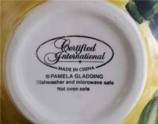 Certified International Pamela Gladding Vinegar Cruet  
