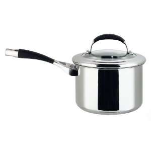  Circulon Non Stick Stainless Steel Sauce Pan With Glass 
