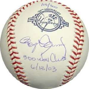 Autographed Roger Clemens Ball   Tri Star Inscribed   Autographed 