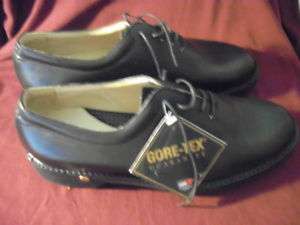 Original Walter Genuin Black Leather Golf Shoes size 11  