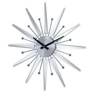   George Nelson 1220MIRROR 36 Mirrored Starburst Clock