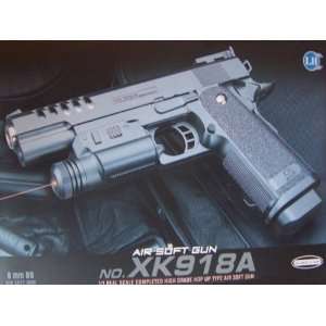  Spring Pistol Gun 1/1 Full Scale with Working Safety,laser & Starter 