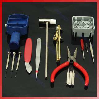 16 in1 Watch Case Open Repair Adjust Strap Tool Kit New  