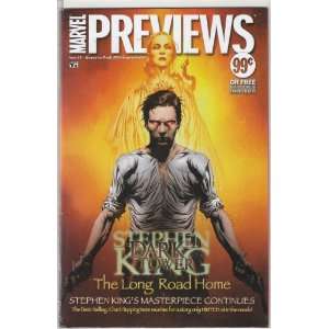  Marvel Previews; Stephen King The Dark Tower, The Long 