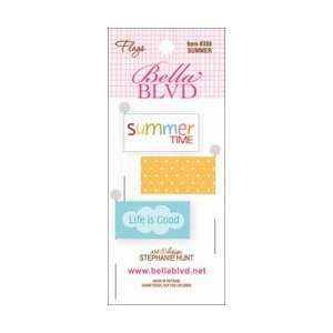  Bella Blvd Stick Pin Paper Flags 3/Pkg Summer; 8 Items 