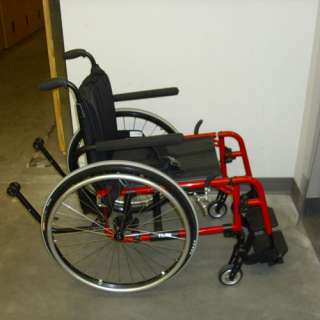 TiLite 17x17 Aero X Aluminum Wheelchair SN 37037  