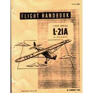  Piper Aircraft L 21 Super Cub Flight Handbook Manual 