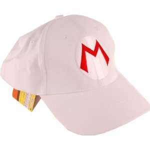  Super Mario Bros Mario Baseball Hat White Toys & Games