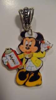Disney Nurse Minnie Mouse Pendant Jewelry doctor gift  