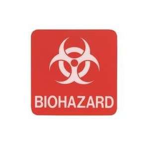   Biohazard Sign,5 1/2 X 5 1/2in,sym,surf   SIGN COMPLY 
