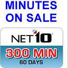300 net10 minutes airtime refill card on sale $ 29 79  