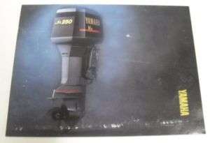 Yamaha c. 1989   1990 Outboard Motor Sales Brochure  