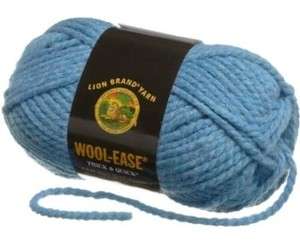 Lion Brand Wool Ease Thick & Quick Yarn   Sky Blue  