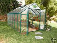 Easy2Build 8x12 Greenhouse Double Polycarbonate Panes  