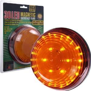  Super BrightT 30 LED Magnetic Emergency Flasher   Yellow 