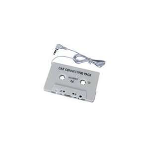 White 3.5 Mm Car Audio Cassette Adapter   For iPod touch 