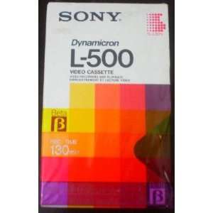  Sony Dynamicron L 500 Beta Video Cassette [Blank]