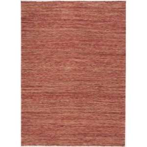   Dhurrie Impressions Wine 6 X 9 Area Rug 