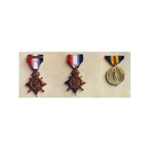  Selection of British medals issued during World War I by 
