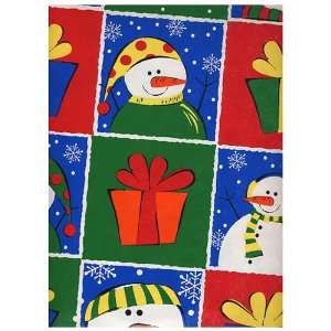  Playful Snowman 25 sq ft. Wrapping Paper Rolls   Sold 